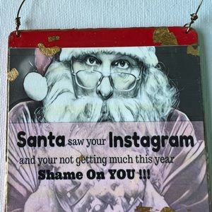 Santa Christmas Ornament
